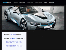 Tablet Screenshot of confidoauto.com